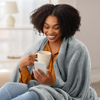 Utopia Bedding Fleece Blanket Full Size Ash Grey 300GSM Luxury Fuzzy Soft Anti-Static Microfiber Bed Blanket (90x84 Inch)