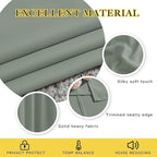 NICETOWN Blackout Sage Green Curtains for Bedroom - Chic Thermal Insulated Grommet Room Darkening Window Treatments Sound Reducing Window Drapes for Living Room (2 Panels, W37 x L84)