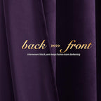 NICETOWN Purple Velvet Curtains 63 inches for Bedroom, Sound Reducing Heavy-Duty Solid Rod Pocket Light Blocking Drapes/Panels for Kitchen (Navy Blue, 2 Panels, 52 inches Wide Each Panel)