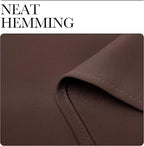 NICETOWN Nursery Essential Thermal Insulated Solid Grommet Top Blackout Curtains, Home Decoration Privacy Curtains for Bedroom (Chocolate Brown, 1 Pair, 42 x 63 inches)