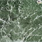 Nexus Self Adhesive Vinyl Floor Tiles, 20 Tiles - 12'' x 12'', Forest Marble Peel & Stick, DIY Flooring for Kitchen, Dining Room, Bedrooms Bathrooms by Achim Home Decor, Dark Green with White Vein