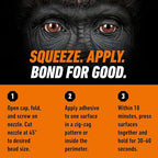 Gorilla Max Strength Construction Adhesive, Clear Glue, 7 Ounce Squeeze Tube (Pack of 1) - Gap Filling and Waterproof
