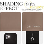 NICETOWN Cappuccino Blackout Bedroom Curtains 96 inches Long, Grommet Thermal Insulated Room Darkening Window Treatments Sound Reducing for Living Room, W46 x L96, 2 Panels