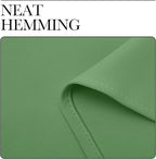NICETOWN Froest Green Blackout Curtains 68 inches Length for Living Room, 2 Panels, 55" Wide, Thermal Insulated Decoration Drapes for Bedroom Window