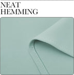 NICETOWN Aqua Blue Room Darkening Curtains for Kitchen, Set of 2, 42 inches Wide by 78 inches Long, Window Treatment Thermal Insulated Solid Grommet Room Darkening Curtains/Drapes for Bedroom