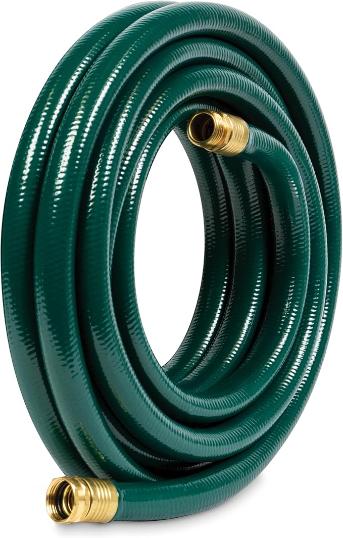 Gilmour 843251-1001 Flexogen Heavy Duty Watering Garden Hose 3/4in x 25 Feet, Green