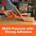 3M Multi-Use Colored Duct Tape, Orange with Strong Adhesive and Water-Resistant Backing, Multi-Surface Duct Tape for Indoor and Outdoor Use, 1.88 Inches x 20 Yards, 1 Roll (3920-OR) (Pack of 2)