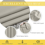 NICETOWN Room Divider Curtain 132 Inches Long, Wide Blackout Sliding Door Curtain for Bedroom, Room Darkening Privacy Window Curtain for Patio Door (1 Panel Set, Natural, 80 x 132 Inch)