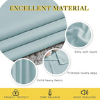 NICETOWN Room Darkening Curtains for Living Room 84 inches Long - Sky Blue Grommet Room Darkening Window Treatments Sound Reducing Drapes for Bedroom, 2 Panels, W52 x L84