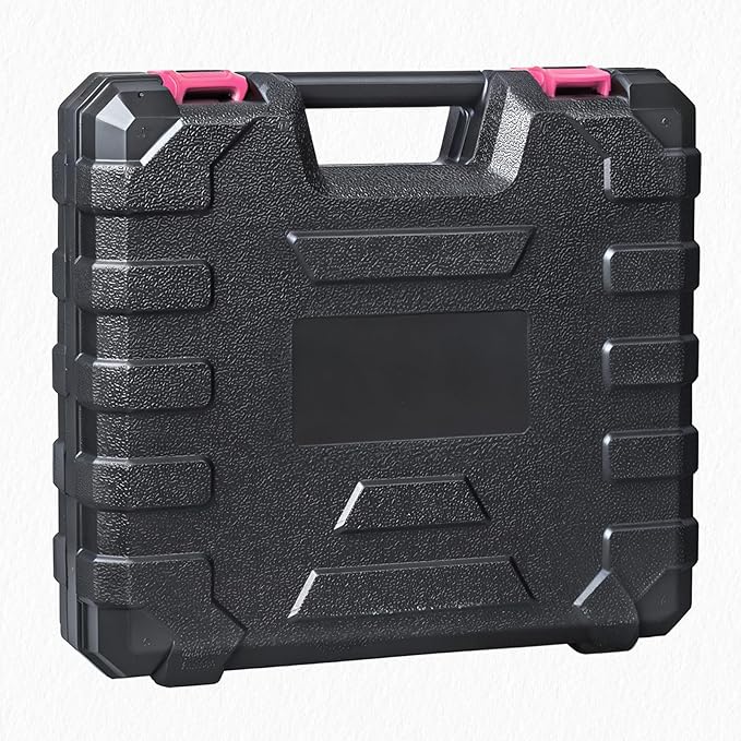 Tool Set - Tool Kit with 8V Cordless Drill, 132 Piece Tool Box with Drill, Home Tool Kits for Women & Men, Hand Drill Set Perfect for Homeowner, Diyer, Handyman - Pink