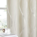 NICETOWN Blackout Curtain Panels 84 inches, Light Reducing Thermal Insulated Solid Grommet Drapes for Living Room/Nursery/Kids Room (Beige, Set of 2, 52 inches by 84 Inch)