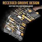 239PCS Tool Set Tool Kit For Home, Basic Household Automotive Motorcycle Car Tool Kits, Portable Plastic Mechanics Tools Boxes Sets With Organizers And Storage Case For Men Women All Purpose