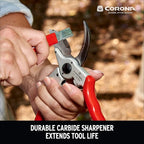 Corona Tools Handheld Garden Tool Sharpener– Blade Sharpener for Pruning Shears,Loppers,Hedge Clippers & More,(Pack of 12)