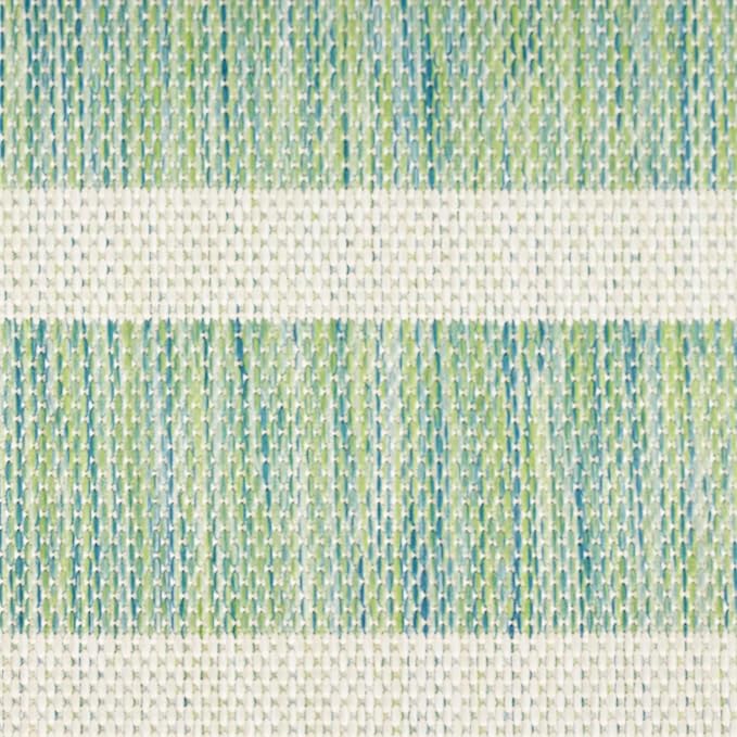 Nourison Home Positano Indoor/Outdoor Blue Green Ivory 8' x 10' Area Rug, Easy Cleaning, Non Shedding, Bed Room, Living Room, Dining Room, Backyard, Deck, Patio (8x10)