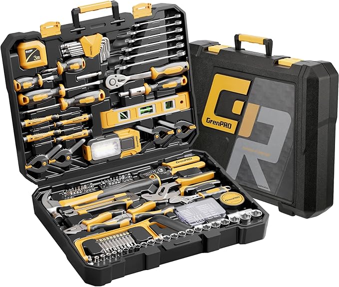 239PCS Tool Set Tool Kit For Home, Basic Household Automotive Motorcycle Car Tool Kits, Portable Plastic Mechanics Tools Boxes Sets With Organizers And Storage Case For Men Women All Purpose