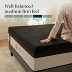 Zinus Lumbar+ Premium 14 Inch Memory Foam Mattress, Lumbar Support, Targeted Pressure Relief, Cooling Gel and Green Tea, Cool-to-The-Touch Cover, Medium Firm Feel, CertiPUR US Certified, Queen