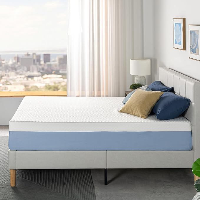 Zinus 12 Inch Full Cooling Essential Memory Foam Mattress [NewVersion], Fiberglass Free, Medium Feel, Breathable Cooling Layers, Certified Safe Materials