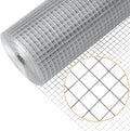 1/4inch 16Inch（H） x25Ft（L） 23 Gauge Mental Mesh Roll Hardware Cloth Chicken Fence Powder Coated Galvanized Welded Fence for Poultry Cage Home Improvement Projects