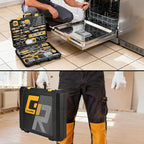 239PCS Tool Set Tool Kit For Home, Basic Household Automotive Motorcycle Car Tool Kits, Portable Plastic Mechanics Tools Boxes Sets With Organizers And Storage Case For Men Women All Purpose