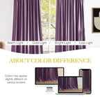 NICETOWN Lavender Purple Velvet Curtains 84 inches Long for Office Studio Office Infant, Thick and Smooth Classical Elegant Room Darkening Home Decor Window Treatments, 2 Pieces, 52" W by 84" L