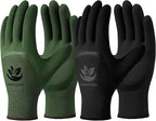 Trifabricy Gardening Gloves for Women, Breathable leather Garden Gloves with Grip, Thorn-Proof Puncture-Resistant Work Gloves