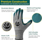 Trifabricy Gardening Gloves for Women, Breathable leather Garden Gloves with Grip, Thorn-Proof Puncture-Resistant Work Gloves