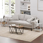TUTOTAK End Table, Side Table, Nightstand, 2-Tier Storage Shelf, Sofa Side Table for Small Space, Living Room, Bed Room TB01BMW034