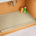 Jin&Bao Waterproof Under Sink Mat 22" x 19", Thick Silicone Mat Cabinet Protector for Kitchen and Bathroom, Shelf Liner, Home Organizer and Storage, Multipurpose Tray for Gadgets and Essentials