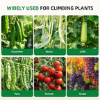 Cucumber Trellis for Raised Bed, U-Shape Garden Arch Metal Support for Climbing Plants, Metal Arch Plant Support Vegetables Trellis, Plant Support for Vine Outdoor(Black, 63*30*47inch(L*W*H))