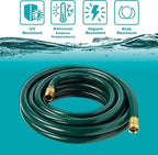 Gilmour 843251-1001 Flexogen Heavy Duty Watering Garden Hose 3/4in x 25 Feet, Green