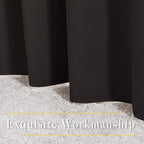 NICETOWN Room Darkening Curtains Extra Long 110 Inches, Grommet Thermal Insulated Weighted Window Treatments for Living Room/Farmhouse, W66 x L110, Toffee Brown, 2 Panels
