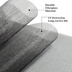 TOOLTRIZ Windows Screen and Screen Door Replacement, 48"x118" Durable Fiberglass Screen Mesh - Screen & Sliding Screen Door Repair for Patio & Window