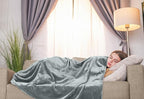 Utopia Bedding Fleece Blanket Throw Size Ash Grey 300GSM Luxury Anti-Static Fuzzy Soft Microfiber Blanket for Couch, Sofa and Bed (50x60 Inch)