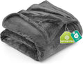 Utopia Bedding Fleece Blanket Twin Size Grey (60x80 Inches) Ultra Soft Warm Lightweight Microfiber Breathable Anti-Static Cozy Winter Bed Blanket, All-Season Home Decor Gift for Men & Women