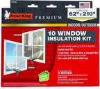 Frost King V85/2M Extra Strength Indoor Shrink Window Kits, Clear