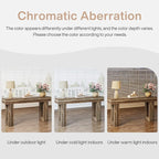 Tribesigns 63-Inch Long Console Table, Wooden Rectangular Sofa Table Behind The Couch, Farmhouse Entryway Table for Entrance, Hallway, Living Room (Mottled Gray Brown)