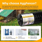 48in x 50ft Black Hardware Cloth 1.5 inch 16Ga PVC Coated Wire Mesh Vinyl Coated Fence, Welded Metal Chicken Wire Fencing Roll, Garden Plant Fencing, for Chicken Coop and Home Improvement