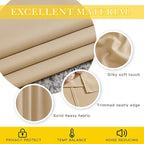 NICETOWN Sliding Door Curtain for Living Room, Blackout Patio Door Curtain & Drape Privacy Thermal Insulated Window Treatment for French, 1 Panel, Biscotti Beige, W80 x L144