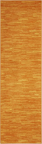Nourison Home Nourison Essentials Sunburst 2'2" x 10' Area Rug - Easy Clean, Non Shedding, Bed Room, Living Room, Dining Room, Kitchen (10' Runner)