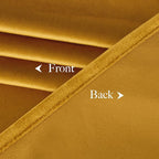 NICETOWN Mustard Gold Velvet Curtains Long Drapes, Living Room Office Luxury Bedroom Room Darkening Velvet Curtains, Rod Pocket Velvet Curtains 84" Long, 52 inches Wide, Set of 2