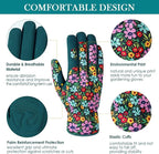 Trifabricy Gardening Gloves for Women, Breathable leather Garden Gloves with Grip, Thorn-Proof Puncture-Resistant Work Gloves