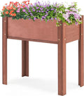 Raised Garden Bed with Legs (31x16x31''), Solid Wood Elevated Planter Box for Outdoor