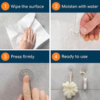 GLUIT Suction Cup Hooks - Utility Hook Wall Hangers for All Purposes Stainless Steel Removable Small Suction Cups for Kitchen Bathroom Shower Wall Window Glass Door 3 lbs (14 Suction Hooks)