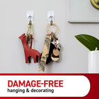 Command Small Wire Toggle Hooks, 16 Hooks and 24 Strips, Damage-Free Hanging Wall Hook with Adhesive, No Tools Required, Great for Home, Kitchen, and Office Organization, Holds up to 0.5 lb