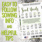Seed Needs Rosemary & Thyme Seeds for Planting Fresh Kitchen Herbs - Non-GMO Heirloom & Untreated Perennial Herb Seed to Plant a Culinary Garden Indoors or Outdoors (2 Packs)