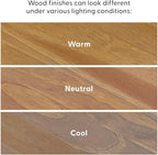 Plank+Beam Solid Wood Console Table, 36 Inch, Sofa Table, Narrow Entryway Table for Hallway, Behind The Couch, Living Room, Foyer, Easy Assembly, Pecan
