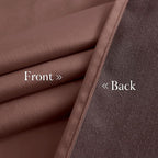NICETOWN Pink Velvet Curtains 108 inches - Blackout Curtains for Living Room, Thermal Insulated Soundproof Panels Soft Luxury Home Decor for Bedroom, Dusty Rose Pink, W52 x L108, 2 Panels