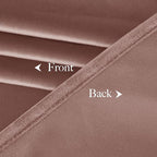 NICETOWN Dusty Pink Velvet Curtains and Drapes for Bedroom, Home Decor Panels for Home Theatre/Film Room/Stage (Set of 2, Rod Pocket Design, 84 inches Long)
