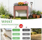 Raised Garden Bed with Legs (31x16x31''), Solid Wood Elevated Planter Box for Outdoor