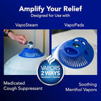 Vicks Warm Steam Vaporizer & Humidifier 1.5 Gallon Tank for Small and Medium Rooms, Night Light, Works with VapoPads and VapoSteam